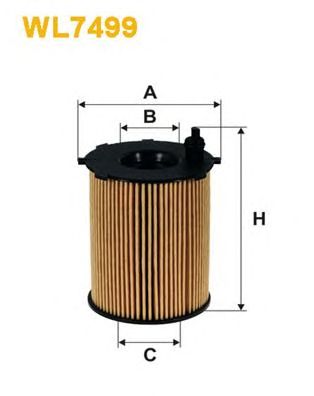 WIX FILTERS wl7499 -  Масляный фильтр